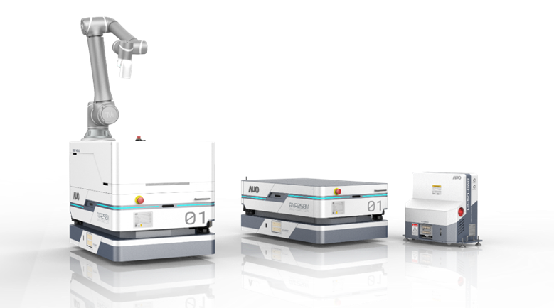 918搏天堂數位開發的自主式移動機器人（AMR250M），搭配全向輪並結合AI演算法、2D LiDAR、3D攝影機等技術，協助客戶實現產線全自動化